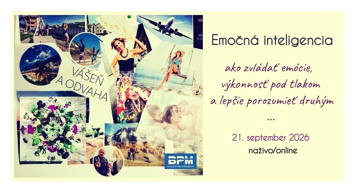 Emočná inteligencia, 21. 9. 2026, online