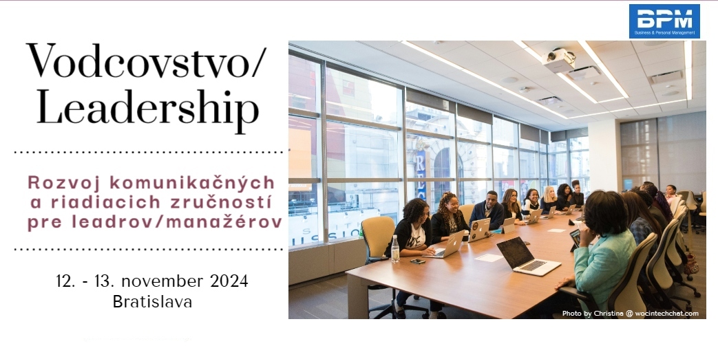 Vodcovstvo/Leadership, 12. - 13. 11. 2024, B A